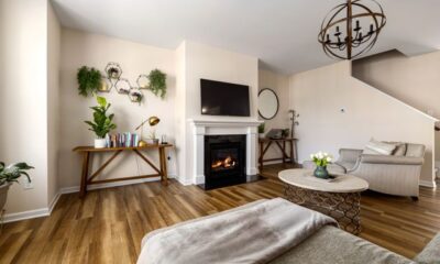 Small living room with fireplace and cozy furniture layout ideas