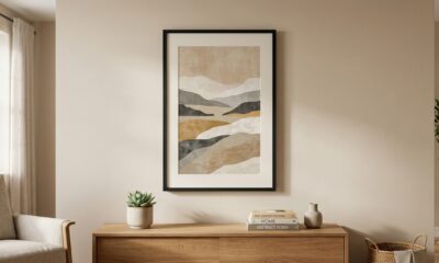A 20x30 frame is the largest ready-made size before custom framing, ideal for anchoring a sofa, bed, or fireplace mantel wall in almost any room of the house.